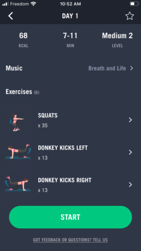 30 Day Fitness Challenge can help unleash your inner competitor with weekly equipment-free workouts. All workouts are between 14-26 minutes, come with video instructions, and are tailored to your personal fitness level.