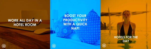 Book a day room with HotelsByDay.